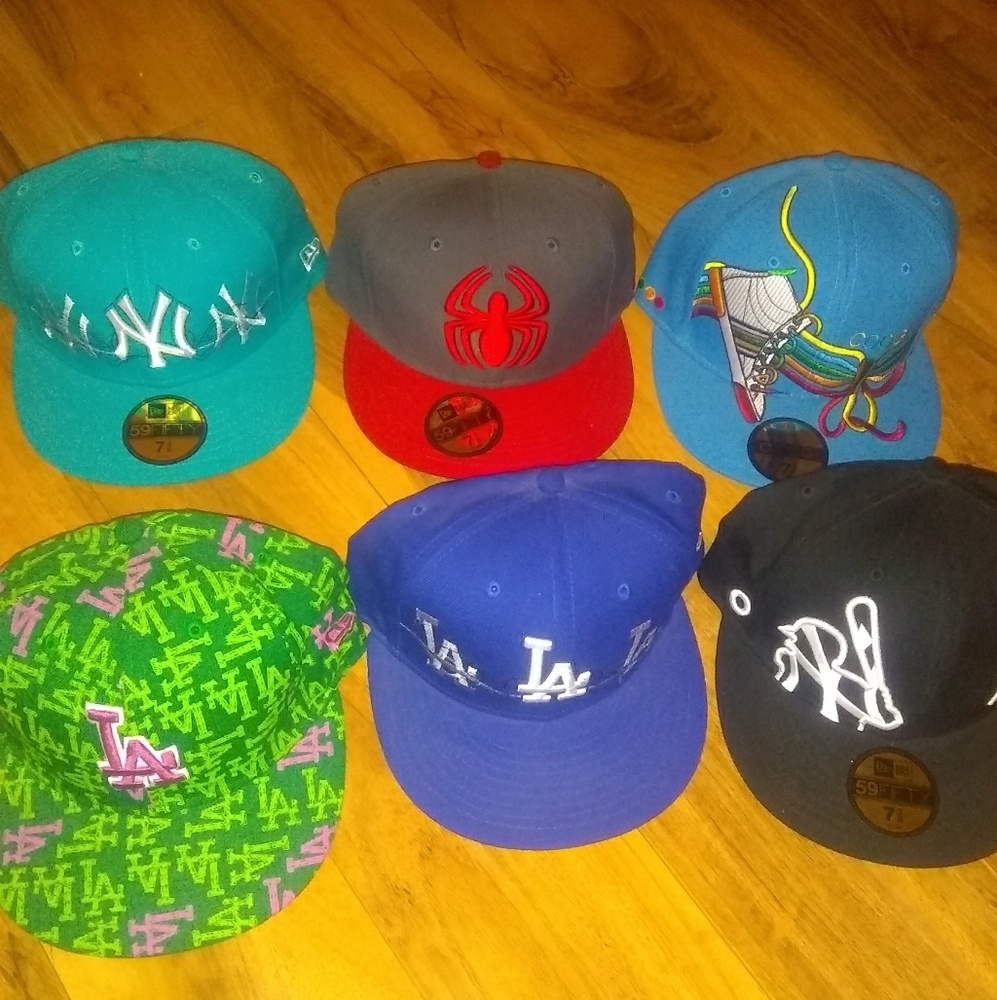 Never worn fitted caps
